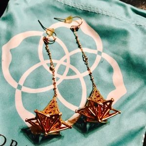 Kendra Scott Diana Shoulder Duster earrings